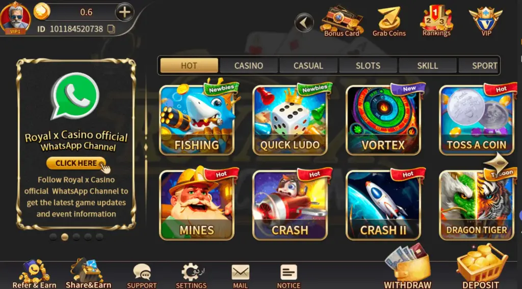 royal x casino